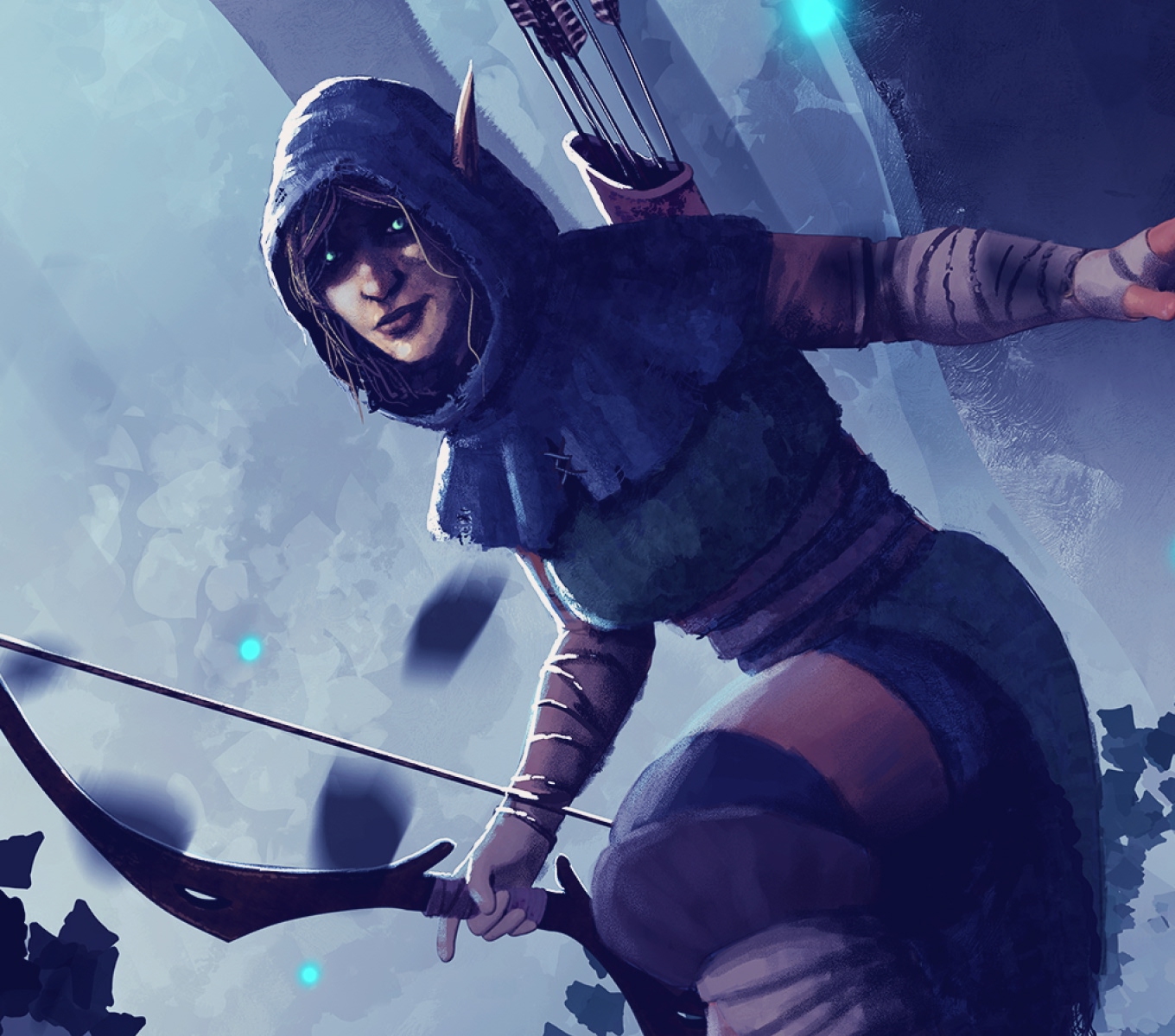 Truceborne Ranger original fantasy artwork
