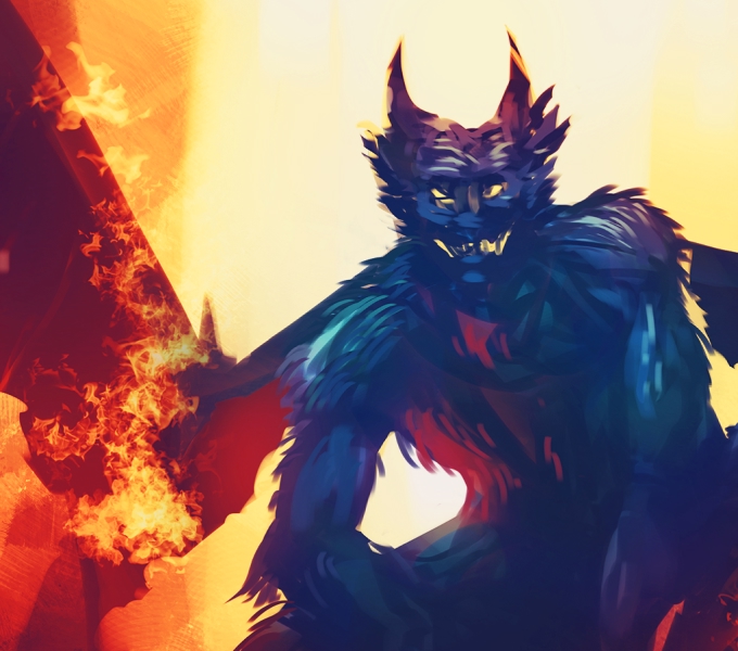 Cinderclaw Harrower fantasy artwork