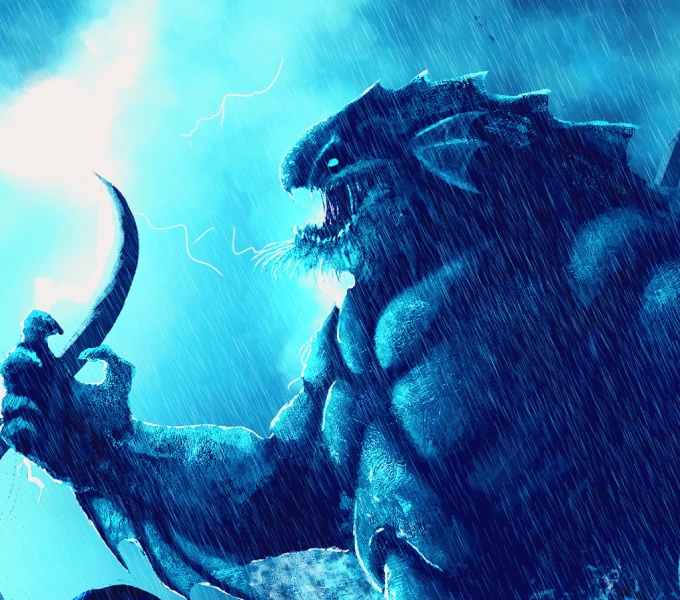 Tempest Leviathan fantasy artwork