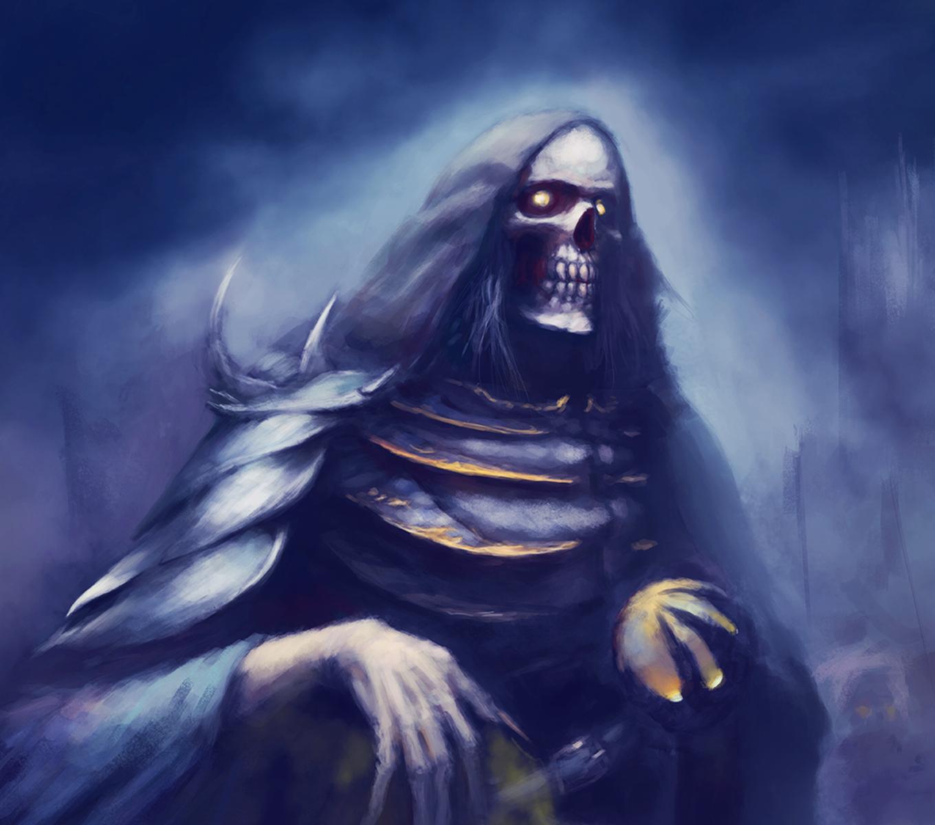 Hollowcrown Lich original fantasy artwork